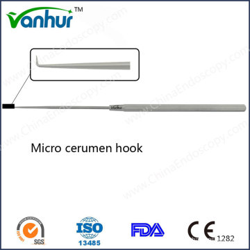 EN T Instruments chirurgicaux Micro Cerumen Hook